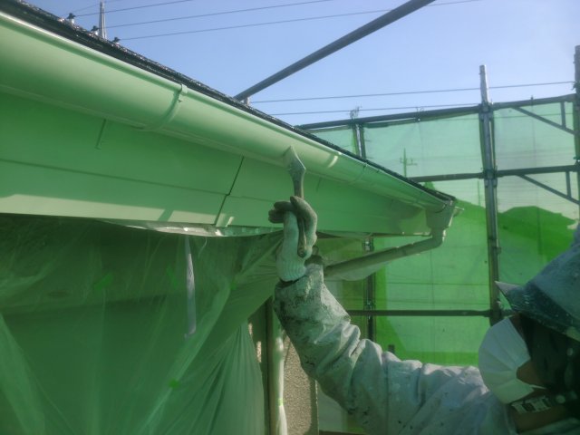 前橋市 屋根外壁塗装工事 雨樋上塗り お客様の声 ミヤケン
