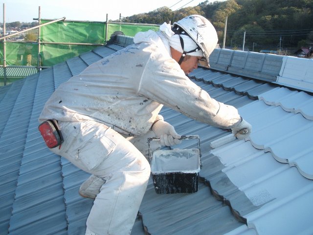 渋川市 屋根 下塗り ミヤケン