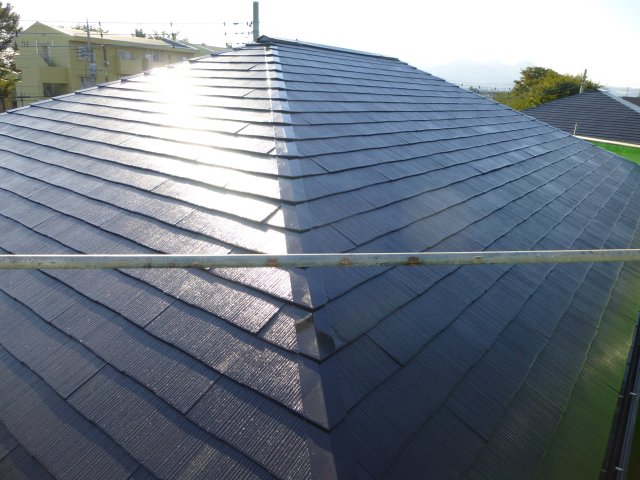 前橋市 屋根外壁塗装工事 屋根施工後 お客様の声 ミヤケン