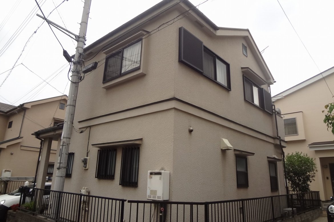 前橋市 外壁塗装 施工前 ミヤケン