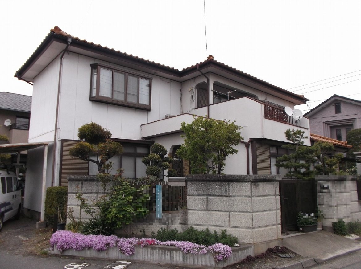 前橋市 外壁塗装 施工前 ミヤケン