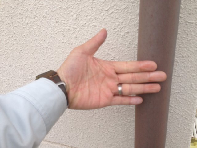前橋市 屋根外壁塗装工事 雨樋チョーキング現象 お客様の声 ミヤケン