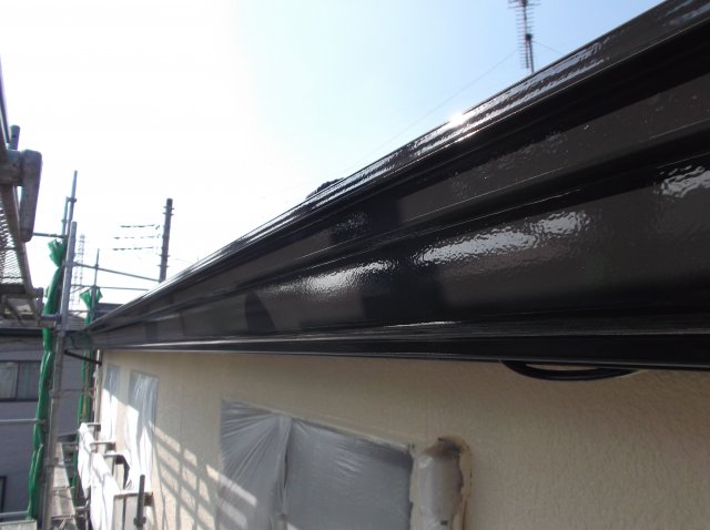 前橋市 外壁塗装工事 雨樋完了 お客様の声 ミヤケン