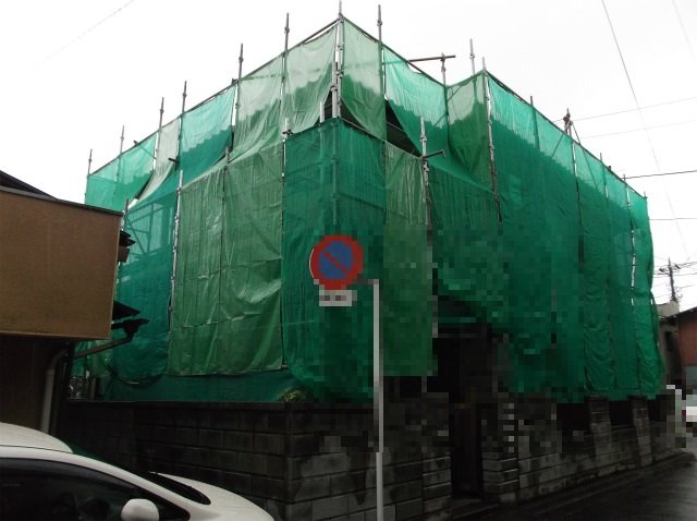 前橋市 外壁塗装 足場組み ミヤケン