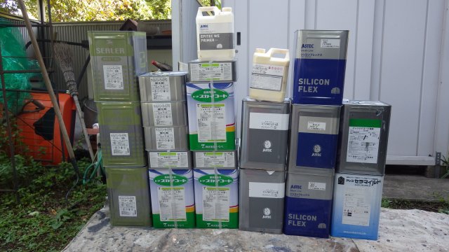 前橋市 屋根外壁塗装工事 材料一式 お客様の声 ミヤケン