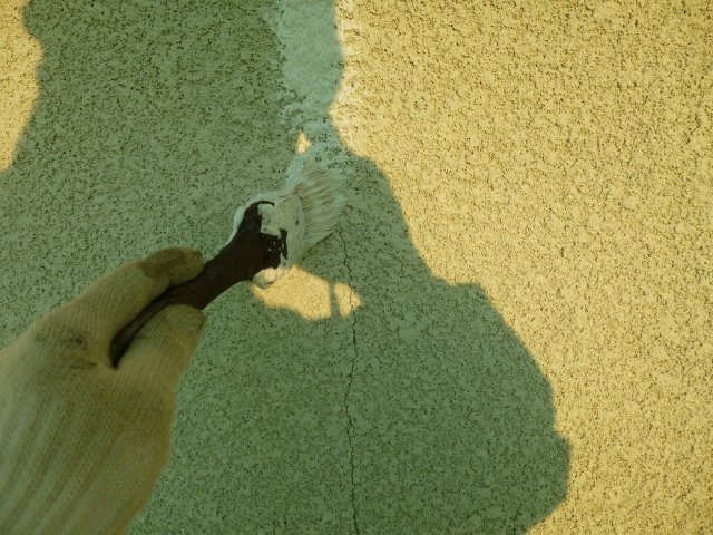 前橋市 外壁塗装 ひび割れ補修 ミヤケン