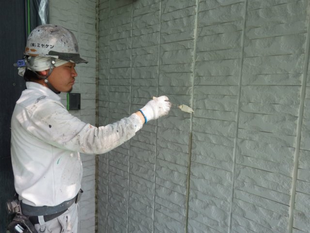 高崎市 コーキング ヘラ押え ミヤケン