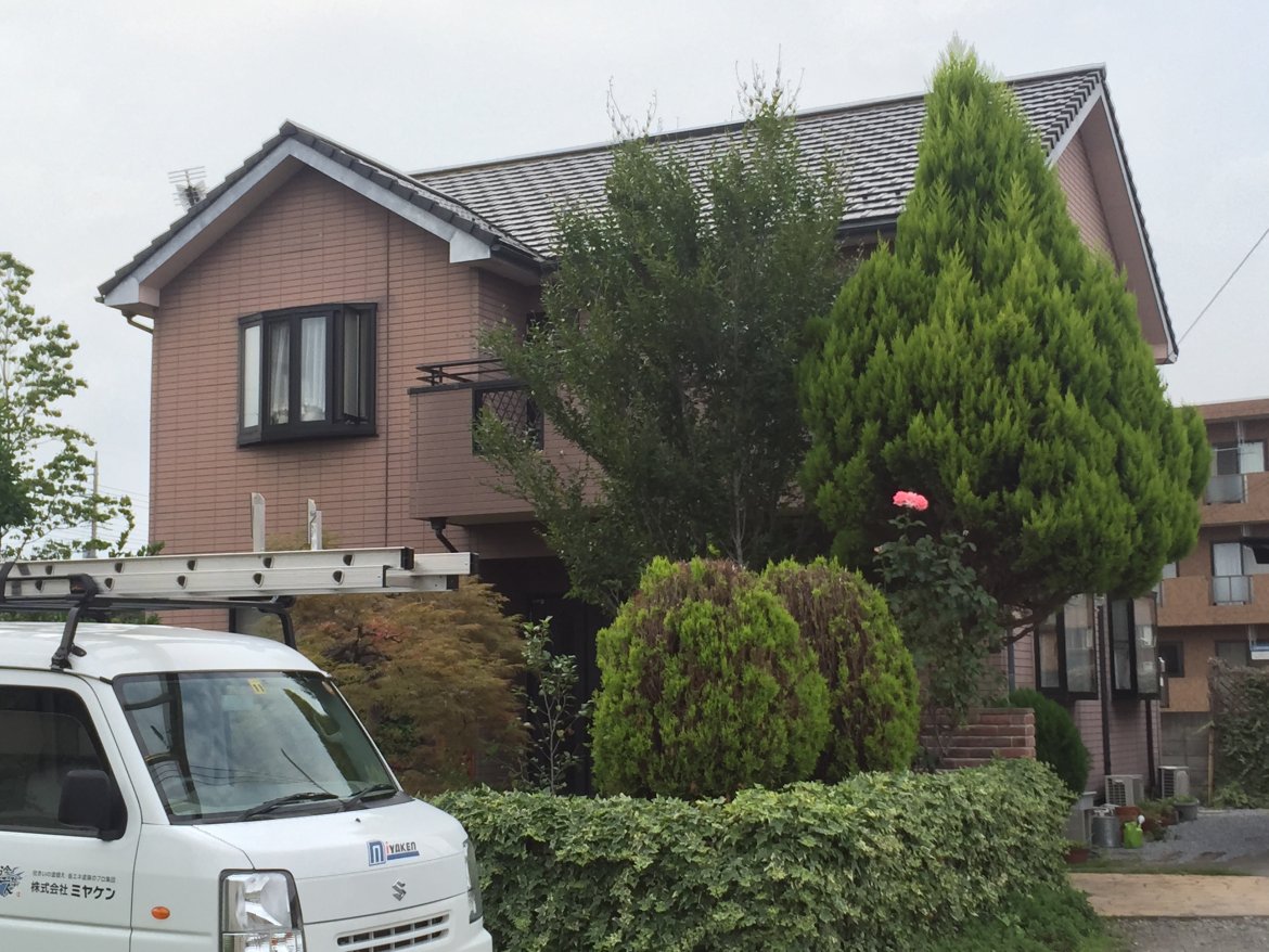 前橋市 外壁塗装工事 施工前 お客様の声 ミヤケン
