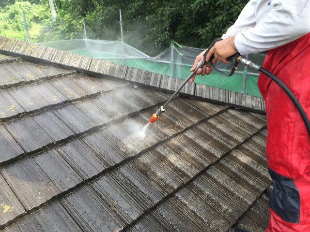 前橋市 屋根 高圧洗浄 ミヤケン