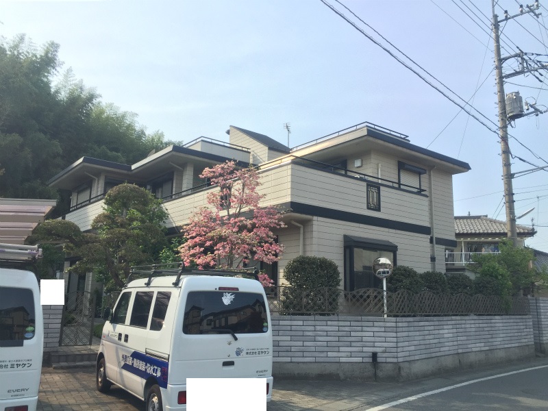 高崎市 外壁 チョーキング ミヤケン