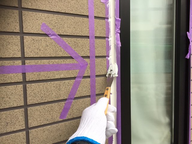 高崎市 コーキング ヘラ押え ミヤケン