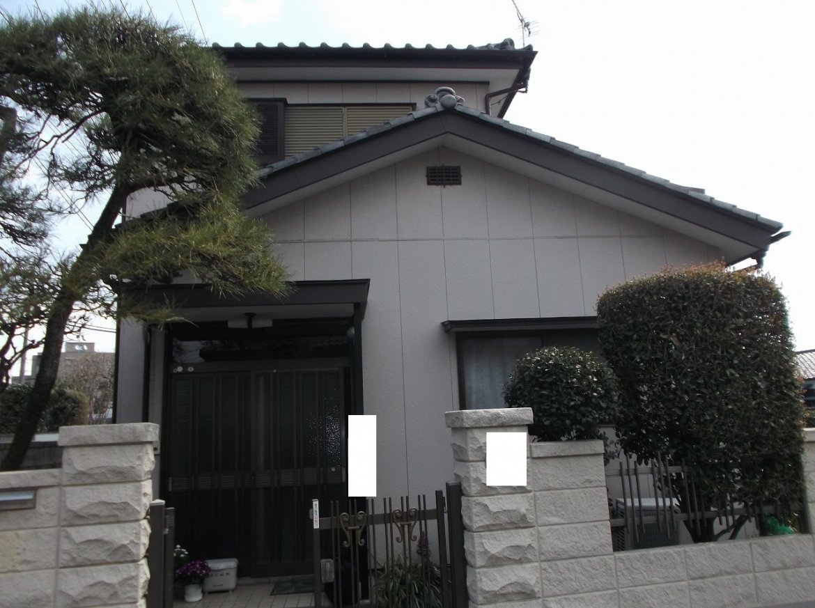 前橋市 外壁塗装 施工前 ミヤケン