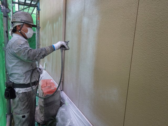 前橋市 外壁塗装工事 外壁下吹 お客様の声 ミヤケン
