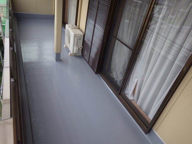 前橋市 外壁塗装工事 ベランダ防水完了 お客様の声 ミヤケン