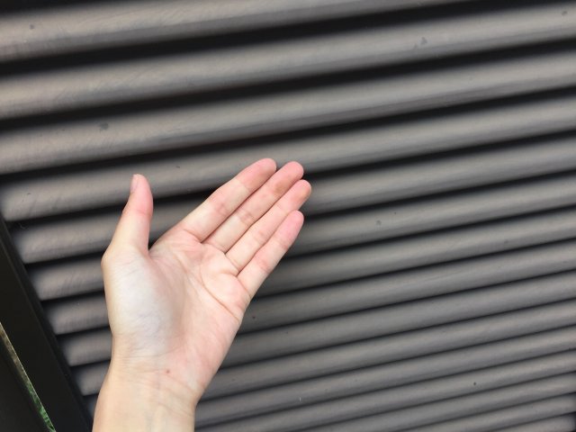 前橋市 外壁塗装工事 雨戸チョーキング現象 お客様の声 ミヤケン