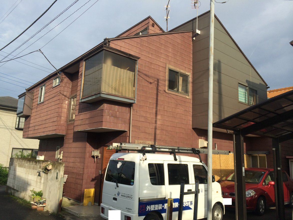 前橋市 屋根外壁塗装工事 施工前 お客様の声 ミヤケン