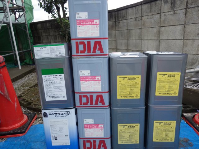 高崎市 外壁塗装工事 材料一式 お客様の声 ミヤケン