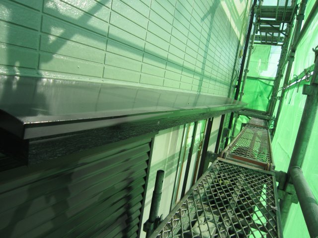 前橋市 屋根外壁塗装工事 庇屋根完了 お客様の声 ミヤケン