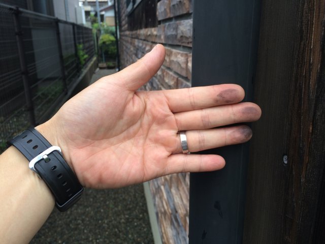 高崎市 屋根外壁塗装工事 雨樋チョーキング現象 お客様の声 ミヤケン