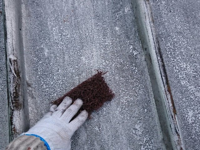 高崎市 屋根塗装工事 屋根ケレン作業 お客様の声 ミヤケン