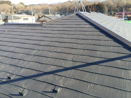 みどり市 屋根外壁塗装工事 屋根色あせ お客様の声 ミヤケン