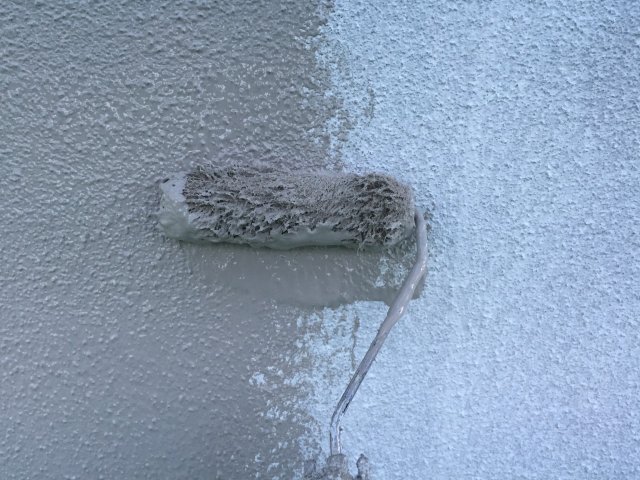 みどり市 屋根外壁塗装工事 外壁上塗り お客様の声 ミヤケン