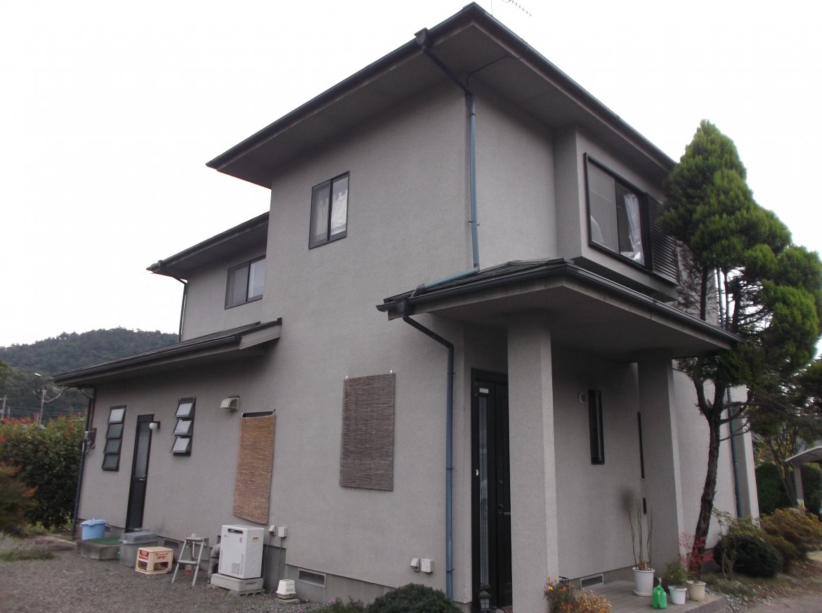 みどり市 屋根外壁塗装工事 施工前 お客様の声 ミヤケン