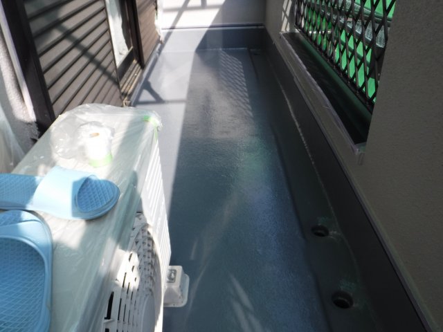 みどり市 屋根外壁塗装工事 ベランダ防水施工後 お客様の声 ミヤケン