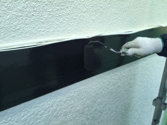 前橋市 屋根外壁塗装工事 幕板上塗り お客様の声 ミヤケン