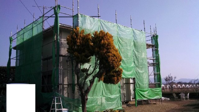 前橋市 外壁塗装 足場組み ミヤケン