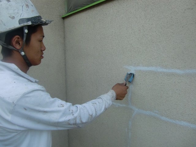 渋川市 屋根外壁塗装工事 外壁ひび割れ お客様の声 ミヤケン