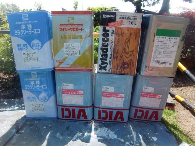 渋川市 屋根外壁塗装工事 材料一式 お客様の声 ミヤケン