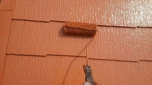 前橋市 屋根外壁塗装工事 屋根上塗り2回目 お客様の声 ミヤケン