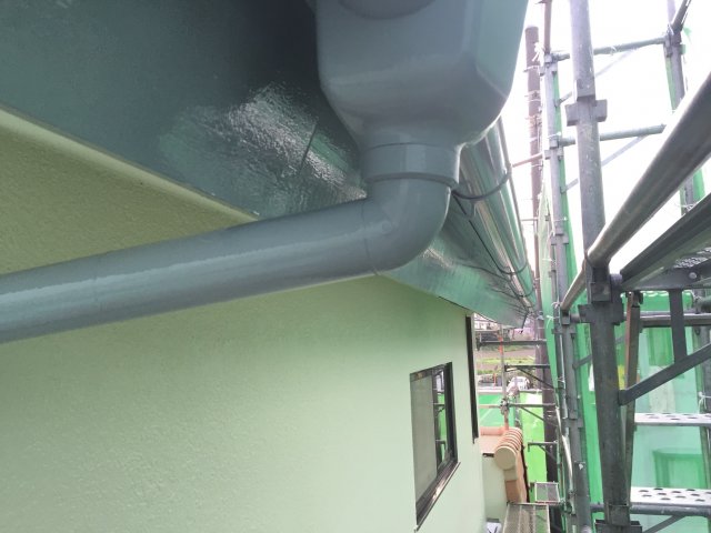 高崎市 外壁塗装工事 雨樋・破風板 お客様の声 ミヤケン