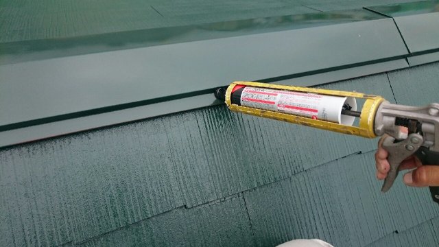 前橋市 屋根外壁塗装工事 屋根釘コーキング処理 お客様の声 ミヤケン