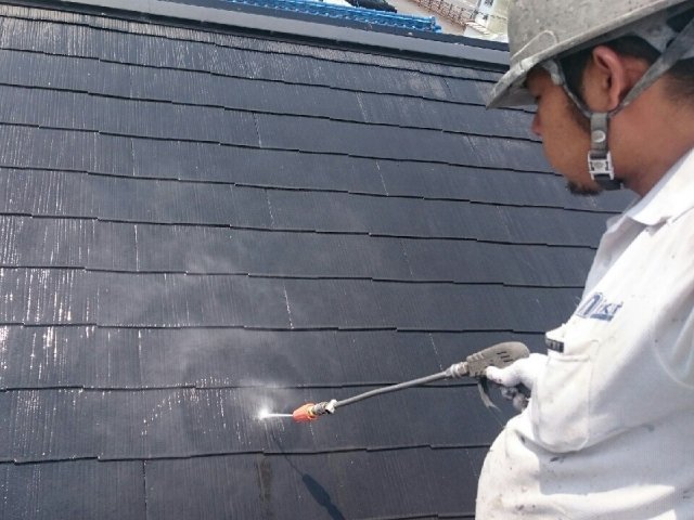 玉村町 屋根外壁塗装工事 屋根高圧洗浄 お客様の声 ミヤケン