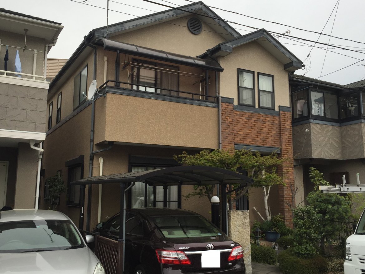 前橋市 屋根外壁塗装工事 施工前 お客様の声 ミヤケン