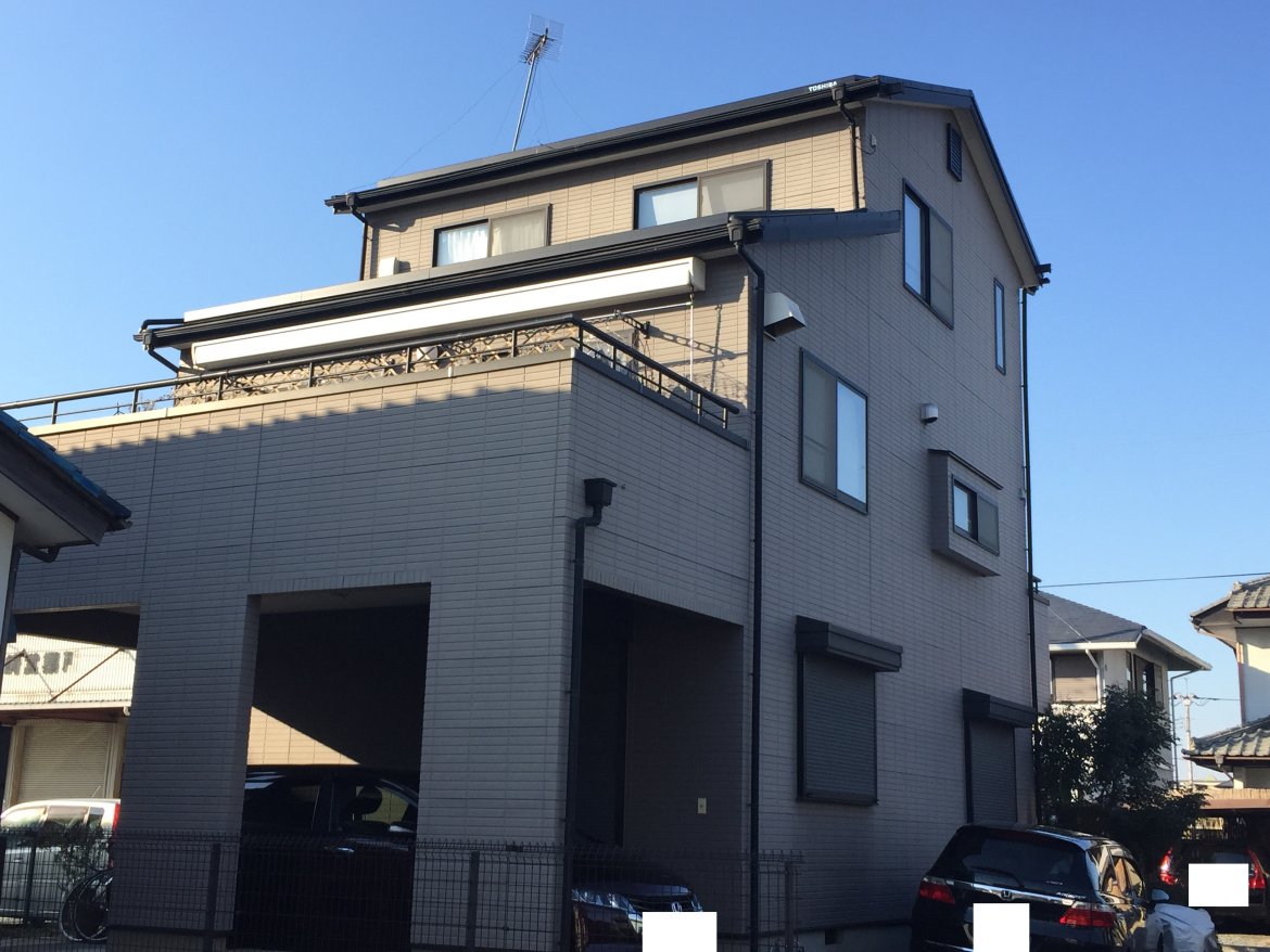 玉村町 屋根外壁塗装工事 施工前お客様の声 ミヤケン
