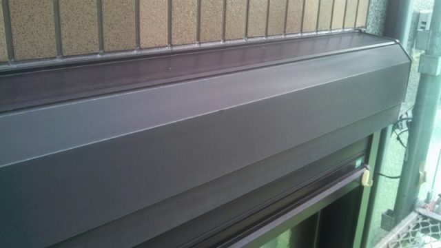 太田市 屋根外壁塗装工事 シャッターボックス施工前 お客様の声 ミヤケン
