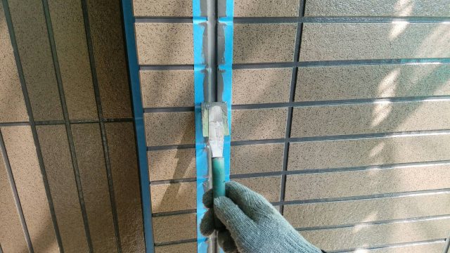 太田市 屋根外壁塗装工事 コーキング ヘラ押さえ お客様の声 ミヤケン