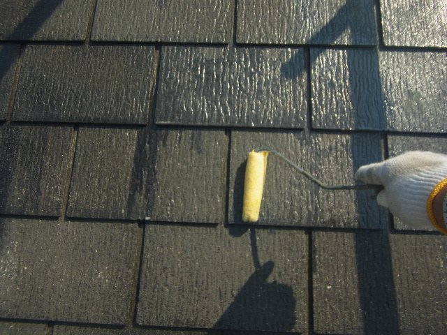 邑楽郡千代田町 屋根塗装 下塗り ミヤケン