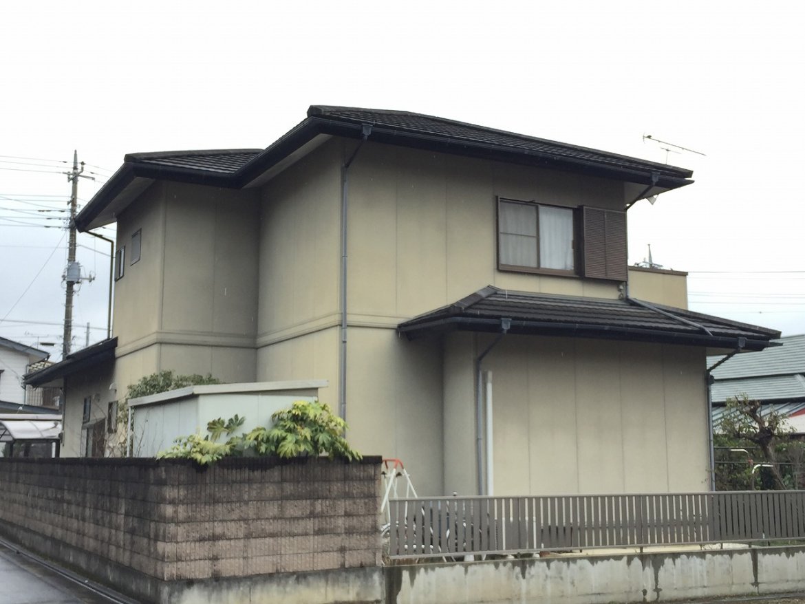 桐生市 外壁塗装 施工前 ミヤケン
