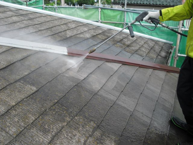 前橋市 屋根 高圧洗浄 ミヤケン