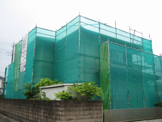 桐生市 外壁塗装 足場組み ミヤケン