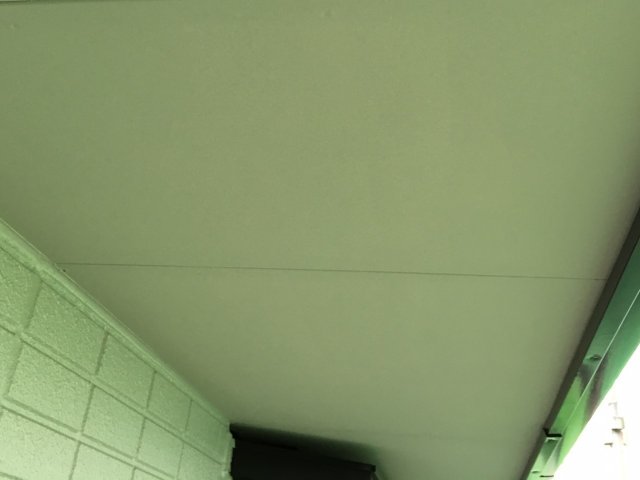 前橋市 屋根外壁塗装工事 軒裏天井完了 お客様の声 ミヤケン