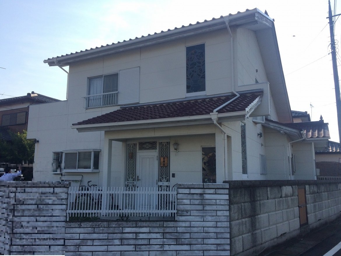 伊勢崎市 外壁塗装 施工前 ミヤケン