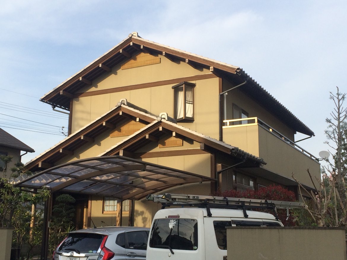 高崎市 外壁塗装工事 施工前 お客様の声 ミヤケン