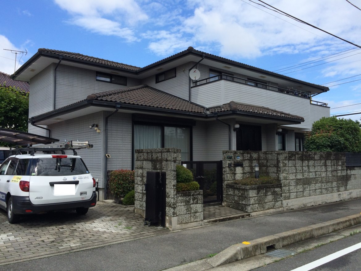 前橋市 屋根外壁塗装工事 施工前 お客様の声 ミヤケン