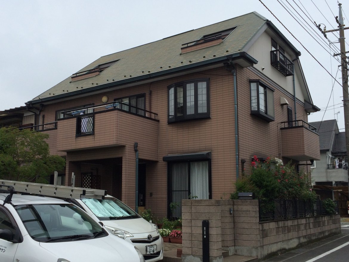 前橋市 屋根外壁塗装工事 施工前 お客様の声 ミヤケン