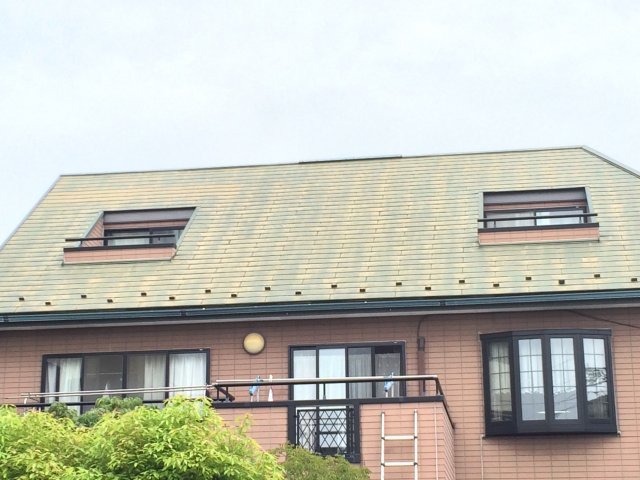 前橋市 屋根外壁塗装工事 屋根施工前 お客様の声 ミヤケン